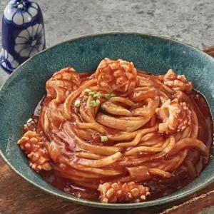 볶음짬뽕면 불향 풍미 수타식 330g x 5개 통통오징어 탱글면발 딱좋은 매콤