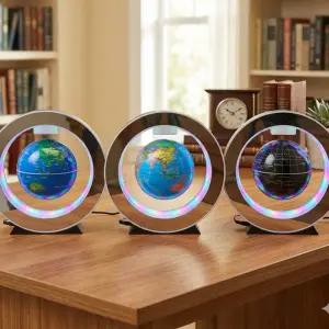 자기부상 지구 무드등 공중부양 수면 취침등 LED 우주 조명