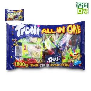 간식 트롤리 올인원 젤리 50개) 1kg(20g