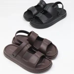 [디아슈즈]사유 가벼운 말랑 남자 두줄 투웨이 슬리퍼 샌들 2cm