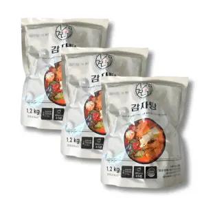 김가네 본사배송 감자탕 1.2kg 3팩