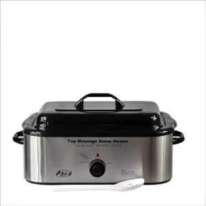 스톤 찜질기 돌뜸 찜질돌 발열 원형 맥반석 마사지 A