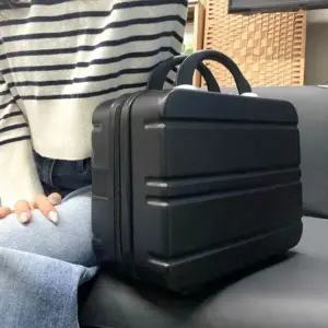 [하프클럽/]14인치 미니 캐리어 가벼운 출국용 카본 매트블랙