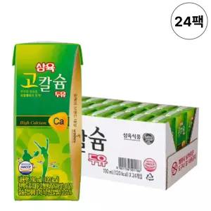 삼육 고칼슘 두유 190ml 24팩