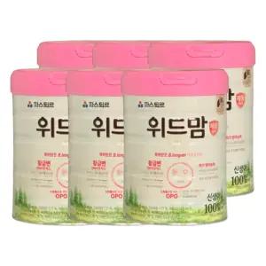 파스퇴르 위드맘 제왕 100일 750g, 6개