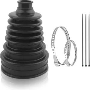 CV 부츠 수리 키트 19mm에서 샤프트용 실리콘 액슬 스테인리스 스틸 클램프 2개와 케이블 타이 3개 일체형