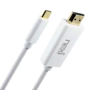 4K C to HDMI 케이블 1.8m 3m 미러링 노트북 듀얼 모니터 연결 핸드폰 TV 연결선 C타입 유선 MHL WISENX543