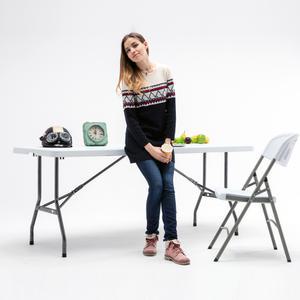 브로몰딩테이블 접이식 일자형 야외 행사 캠핑테이블