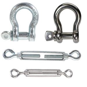 턴버클 샤클 아이후크 철 스텐 1/4 3/8 1/2 5/8