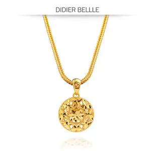 디디에벨라 24k 플라워 써클 목걸이11.25g
