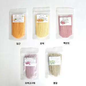 웰빙 무염국수 5종 당근 호박 뽕잎 백년초 자색고구마 앵무새 햄스터 토끼 소동물간식 웰빙간식 무염국수