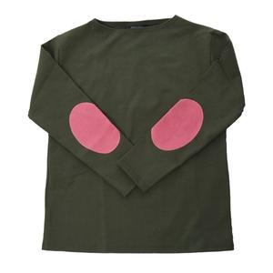 [대구백화점] [세인트제임스]길도 긴팔 무지 엘보패치 티셔츠(ALGUE)