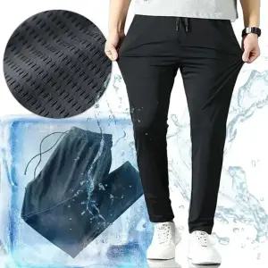 남자 봄 여름 냉감 츄리닝 밴딩 바지 작업복 쿨 냉감 아이스 헬스 러닝 팬츠 노가다 GN0311