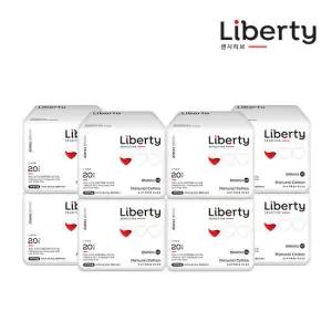 리버티 SAP FREE 유기농 센시티브 생리대 롱팬티라이너 20Px8팩
