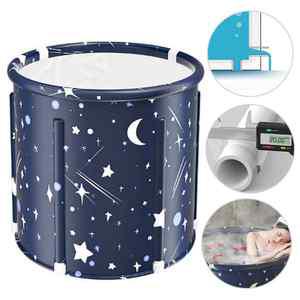 1인용 접이식 반신욕조 목욕탕 목욕통 1인 이동식 가정용 간이 욕조 사우나 반신욕조기 튼튼한 지지대 쿠션