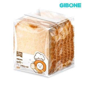 기본에 이런 2겹 식빵수세미, 6개입, 1개