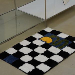 누비지오 오몰오몰 미끄럼방지 다용도 발매트, 체스 블루