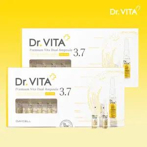 [1+.1] 주름미백 개선! 닥터비타 프리미엄 비타 듀얼 앰플 3.7 (2ml x 10ea)