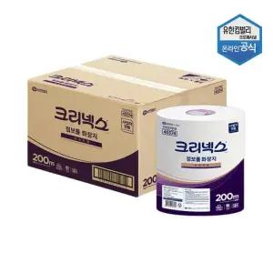 점보롤 화장지 200m 3롤 x 4팩 100 천연펄프 45374