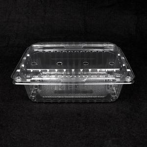 [해피팩][KMD] 야채 과일 일회용 페트 포장 용기 K-1000 뚜껑 일체형 1박스 200개