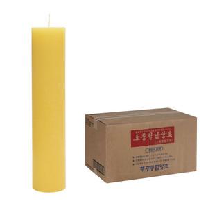 국산 고급 밀납 돈타래 양초 1박스(30개) 불교양초 기도초 밀랍초
