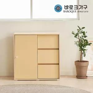 슬링 E0등급 슬라이딩 1도어 800 서랍 수납장_착불배송