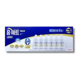 홈매트 맥스 리퀴드 알파 플러스 리필 45일 x 6개입 대용량