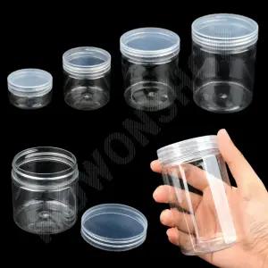 슬라임 통 미니 소분 원형 납작 용기 플라스틱 공병