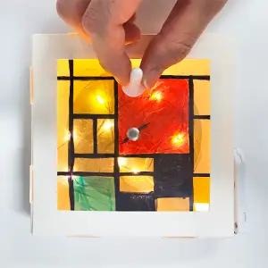 [아이스크림몰]알록달록 편광아트 과학 교구 실험 키트 과학의날