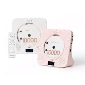 [2024년 10월 신제품] 무선 스탠드형 CD DVD플레이어 EA1000D CD DVD리핑 자동재생 베이비볼륨 차일드락