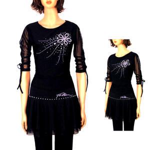 국산 마린 상하 댄스복세트 라인 스포츠 밸리 댄스복 에어로빅복 행사복 공연복 단체복 무대복 세트