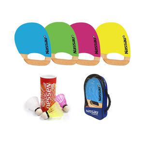 낫소 패드민턴 세트 우드소재사용 고품질패드 핸들러 뉴스포츠 학교체육용품