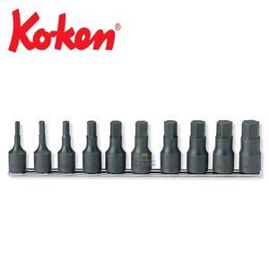 코겐 1/2 헥스소켓 육각비트소켓 세트 10PCS 6각 렌치 RS4012M-10 일제 KOKEN