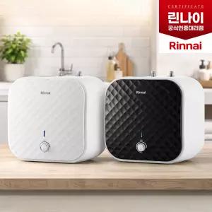 린나이 전기온수기 30리터 상향식 언더싱크형 스텐 화이트/블랙 랜덤발송