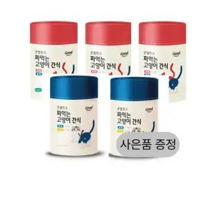 굿밸런스 고양이 짜먹는 간식 혼합맛 5개