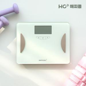 해피콜 디지털 강화유리 LED 미니 체중계