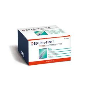 당뇨 관리 용품 BD 인슐린 주 사기 31G 1단위 8mm 0.3cc  0.5cc  1cc  당뇨주 사기 시린지 공단 소모성 재