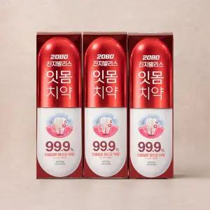 2080 진지발리스 치약 오리지날 120g*3입 [의약외품]
