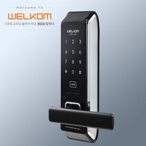 쏠리티 혜강 WTS700 무타공주키 카드키4개+번호키 현관문 방화문용 디지털도어락