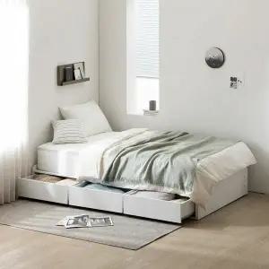 인터데코 빅수납 무헤드 침대 (슈퍼싱글) 타이트탑매트 TP174