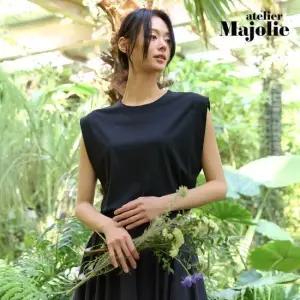 아뜰리에마졸리 [체험특가] 실크 블렌딩 티블라우스 1종 (블랙)