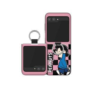 코지 스누피 프렌즈 런 패턴 고리형 카드 도어 범퍼 제트플립 지플립 갤럭시 Z플립 6 5 4 3