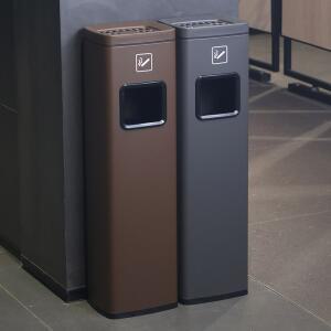 흡연실 재떨이 야외 쓰레기통 휴지통 구역 스탠드 수거함