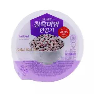 노브랜드 찰흑미밥 한공기 210g