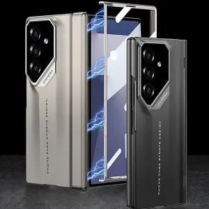 갤럭시 z폴드 7 6 폴더 마그네틱 투명 액정보호 슬림 하드 풀커버 카메라 힌지 보호 케이스