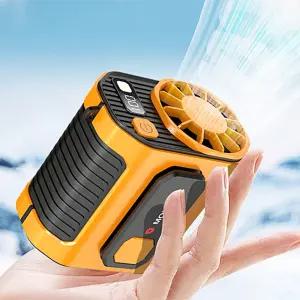 고속 허리 선풍기 휴대용 미니 클립팬 탁상용 목걸이 손풍기 등풍기