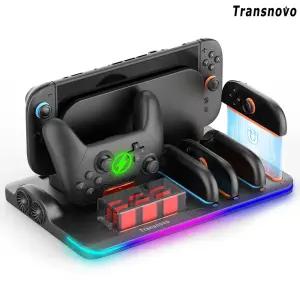 닌텐도 스위치2 쿨러 독 거치대 올인원 쿨링 충전 스테이션 트랜스노보