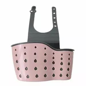 싱크대 수세미걸이 거치대 핑크 물흐름 렉 거치대 받 수세미거치대 수세미걸이