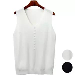 시원하고 신축성 좋은 여름 민소매니트/미시/기본 단추나시/정장