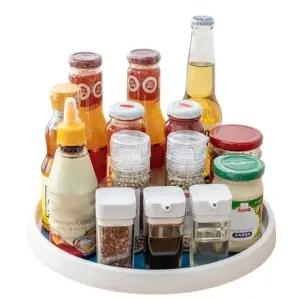 빙글빙글 회전수납 다용도 양념통 정리대 회전트레이 냉장고정리트레이 주방거치대